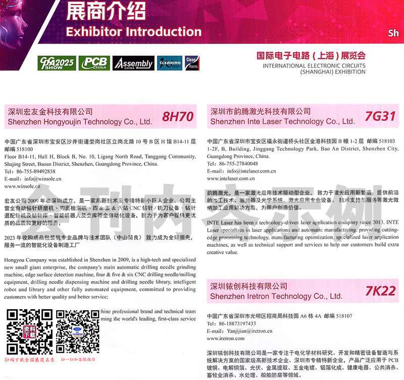 2025 CPCA Show國際電子電路上海展覽會會刊-